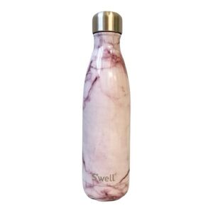 S’well Stainless Steel Water Bottle Marble Print Grey 17 oz